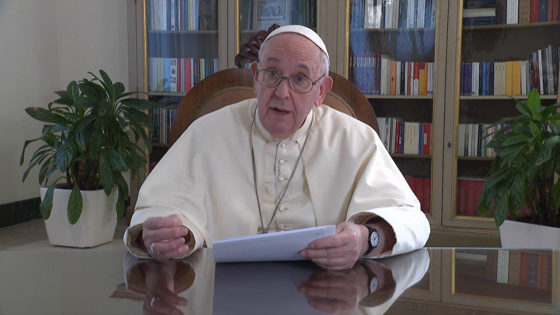 Pope warns time is running out to protect the earth