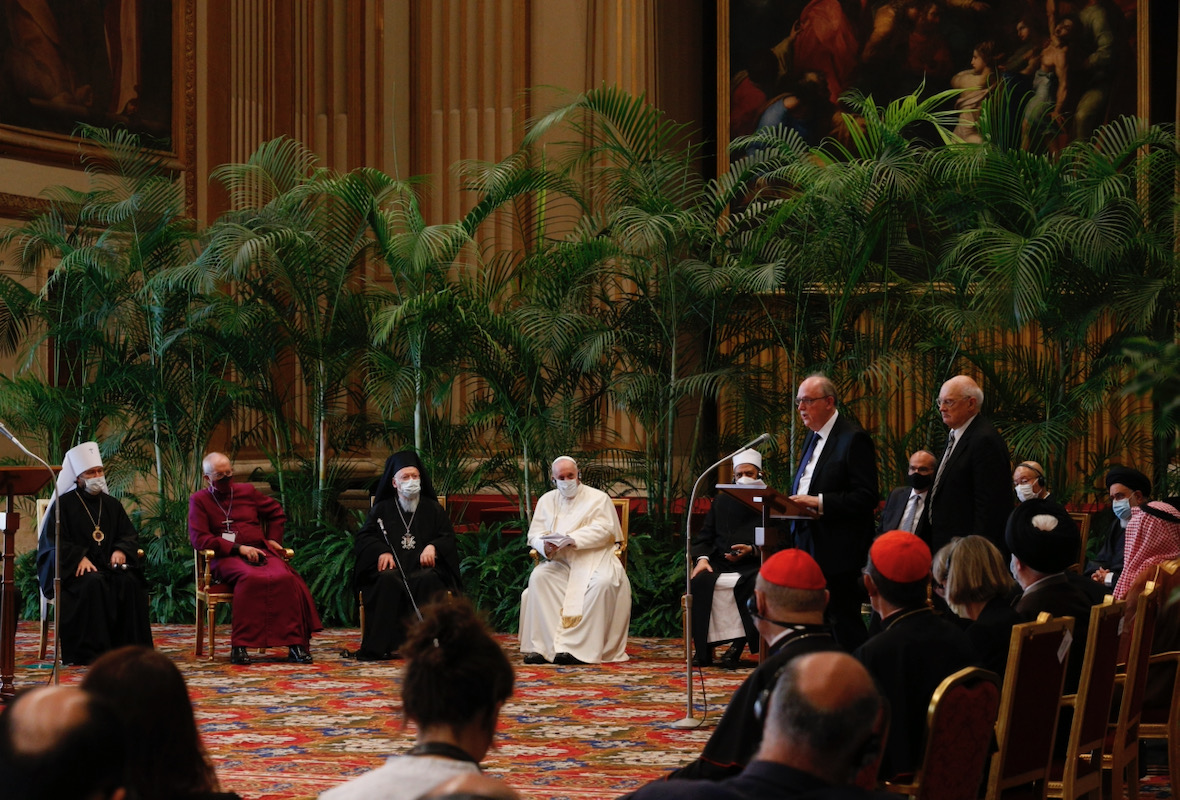 Pope leads call by religious leaders to 'restore the planet'