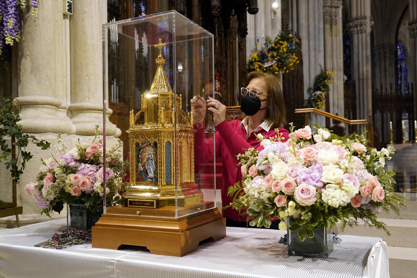 St Bernadette's relics to cross Britain