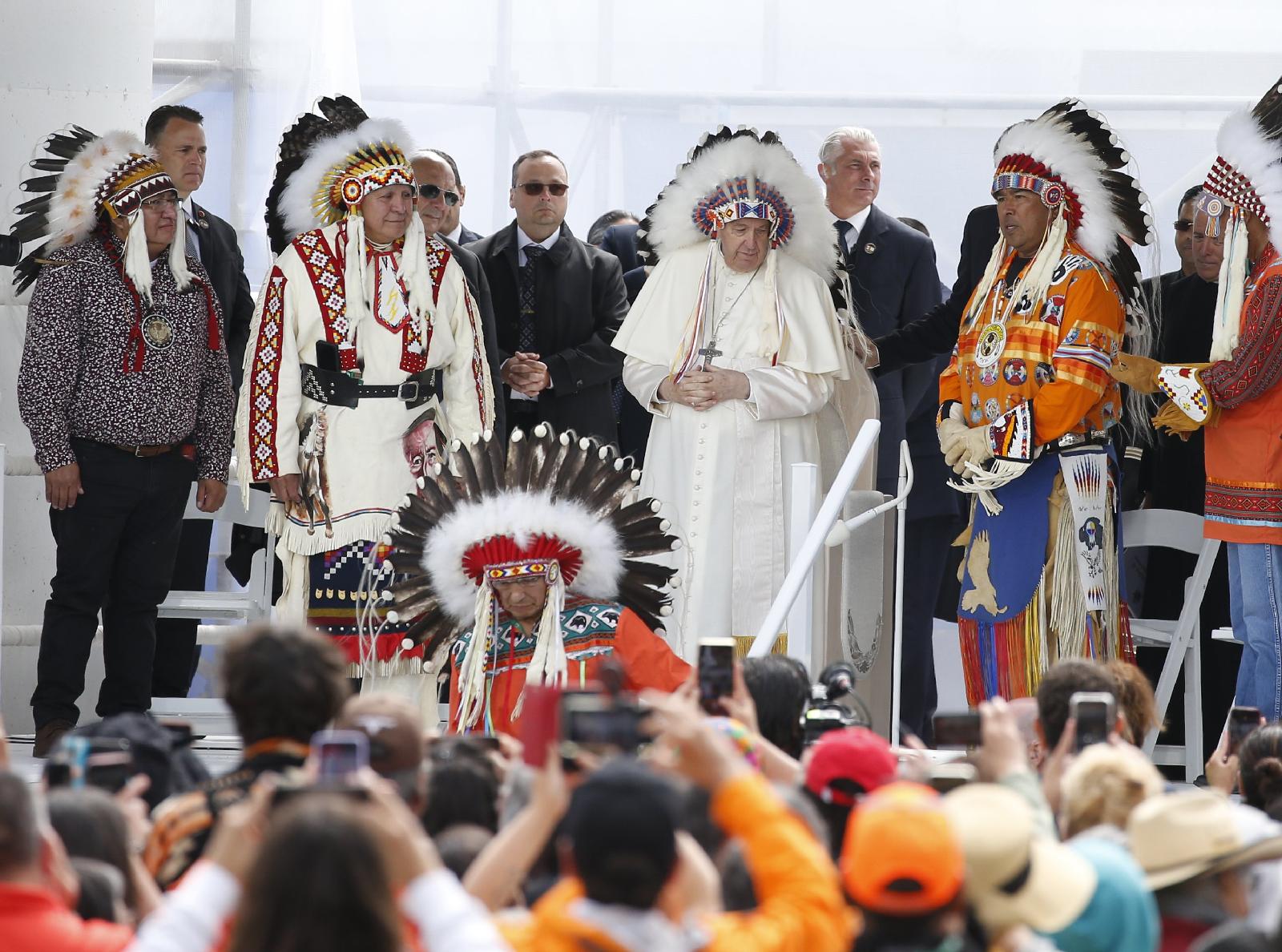 Pope begs forgiveness for 'evil' committed against Indigenous