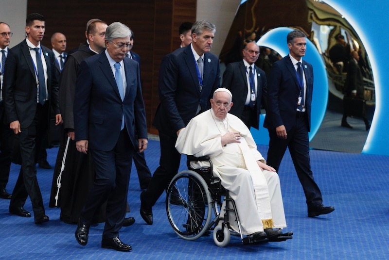 Pope in Kazakhstan makes impassioned plea for world peace