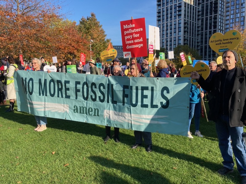 Faiths on the march over climate crisis during COP27