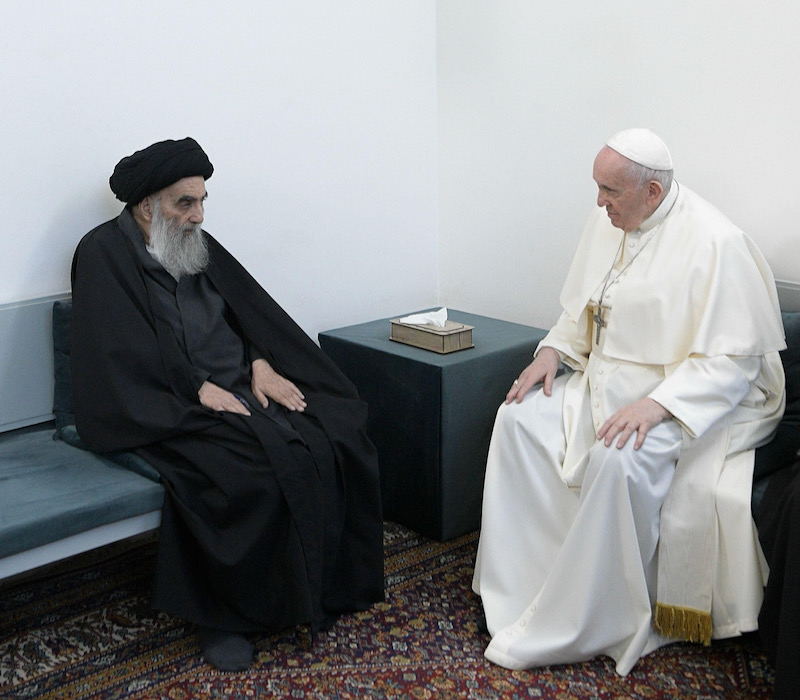 Pope meets Grand Ayatollah in Iraq