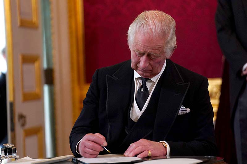 Prince Charles proclaimed King