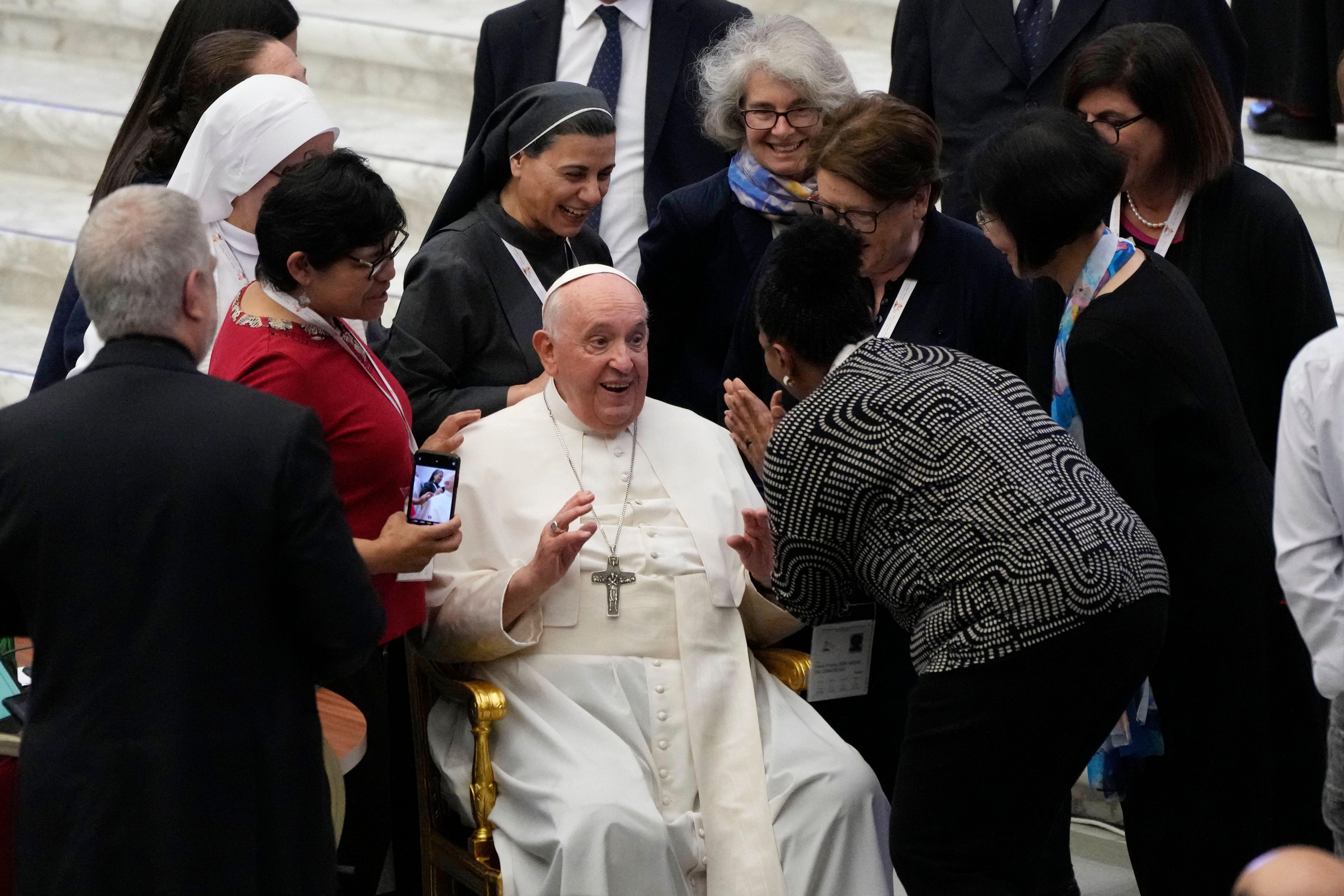 Pope Francis among those calling for women’s contributions to society to be recognised