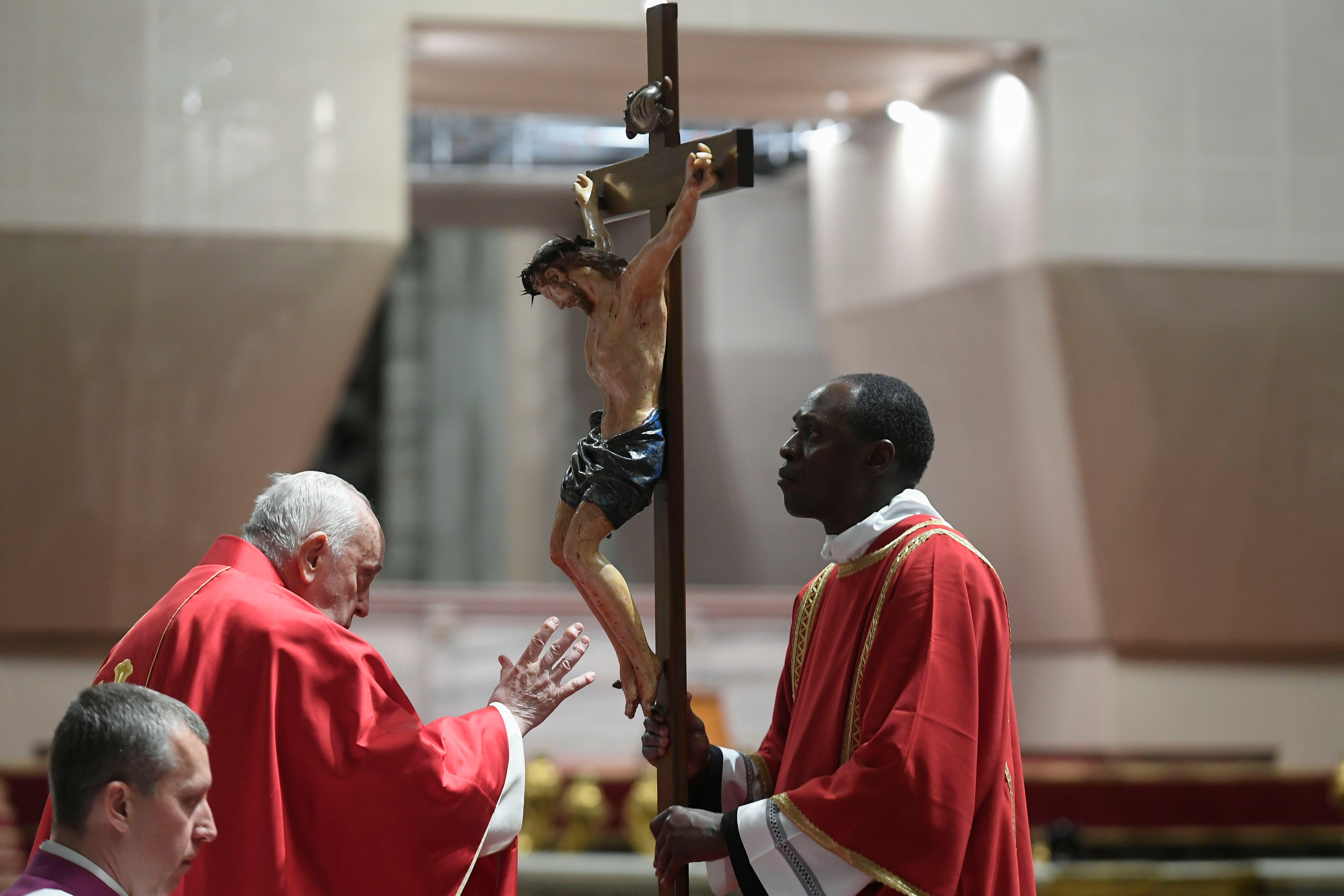 Pope steps back from Via Crucis to safeguard health