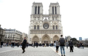 Paris police say attacker shot and wounded outside of Notre Dame