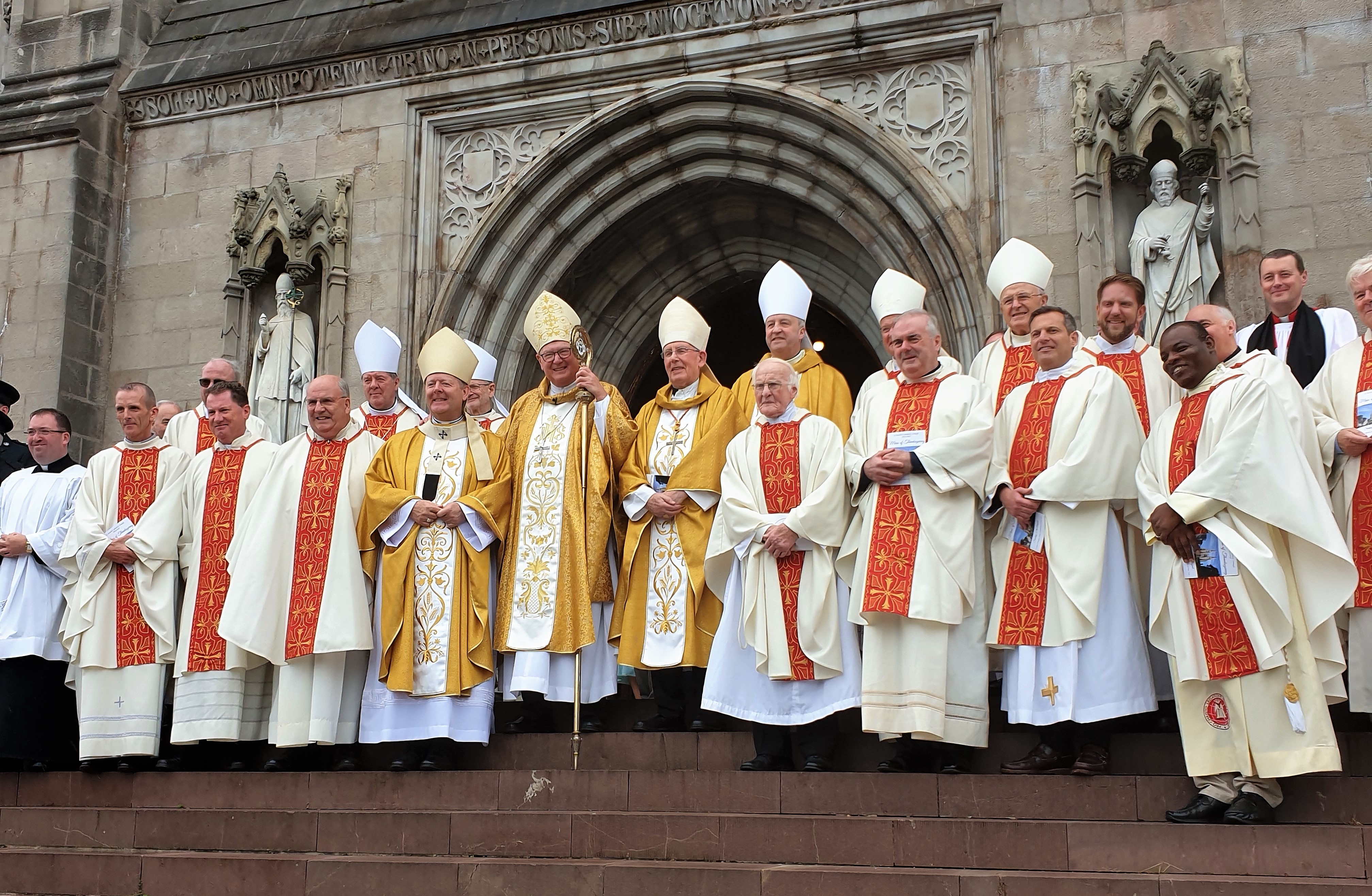 Cardinal Dolan marks St Patrick’s cathedral anniversary in Armagh