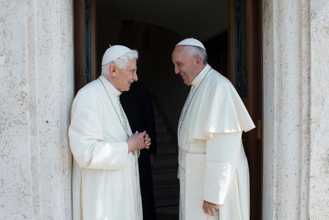 Francis remembers Benedict with affection on first anniversary