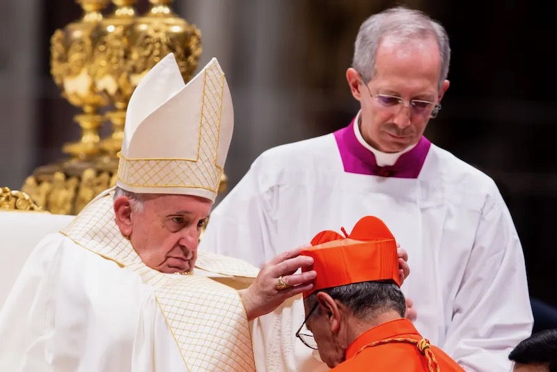 Pope creates 21 new cardinals