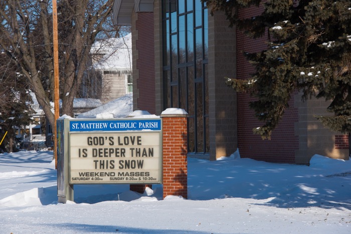 Faith in Pictures: God's love 'is deeper than snow'