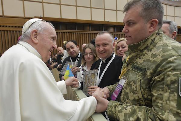 ‘Smell of sheep’ is smell of suffering says Ukrainian chaplain