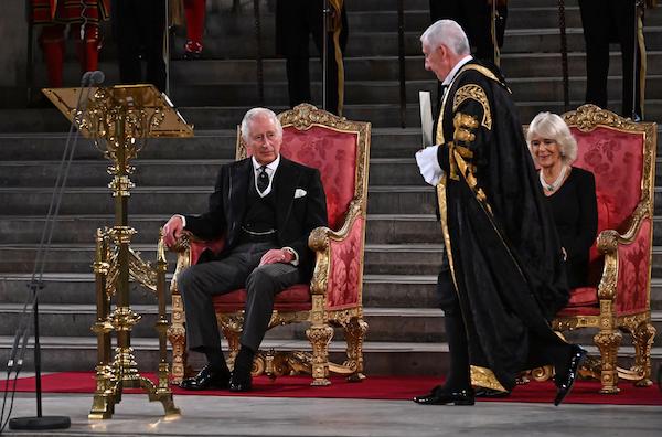Charles addresses Parliament for first time as monarch
