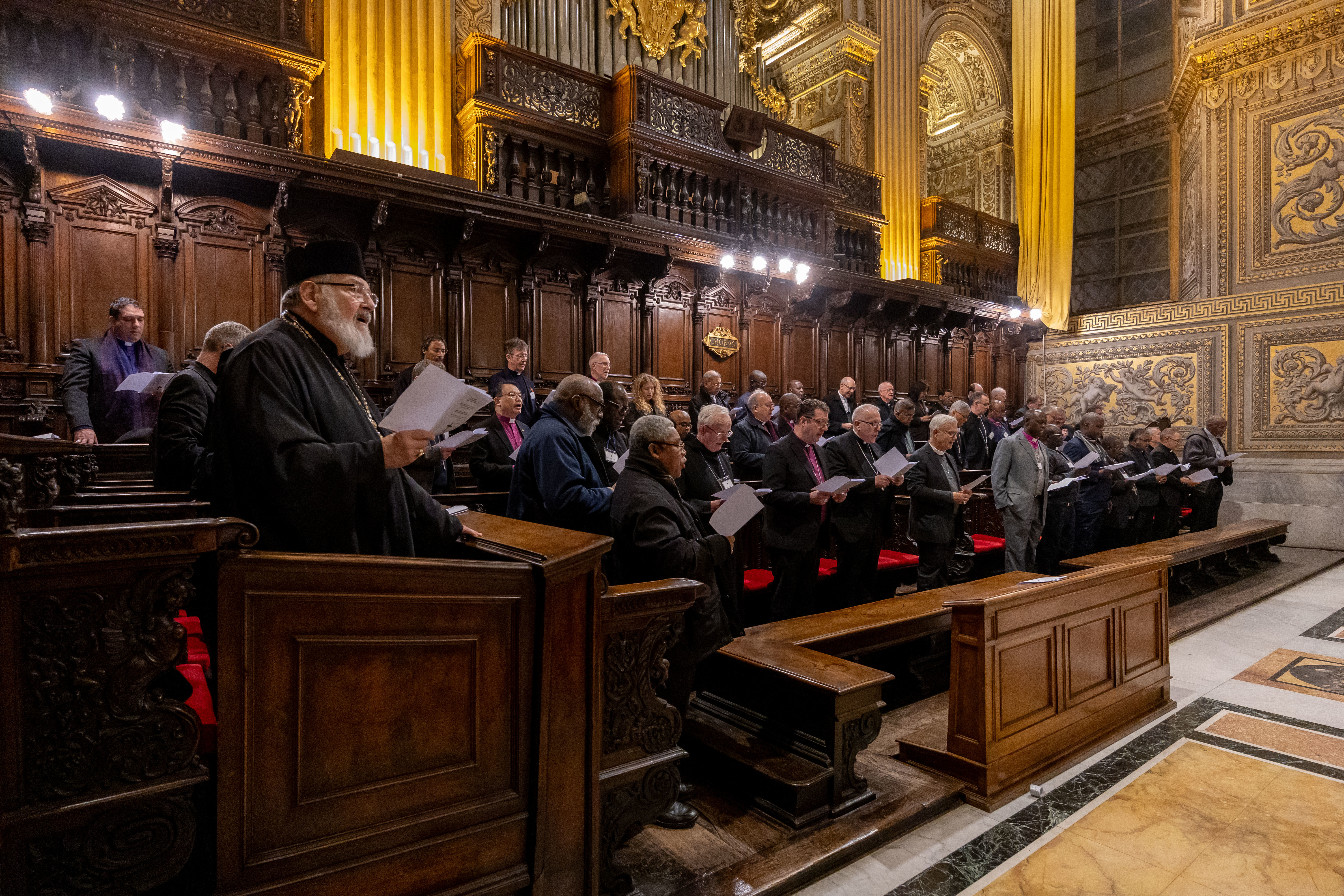 St Peter’s hosts Anglican evensong for ecumenical summit
