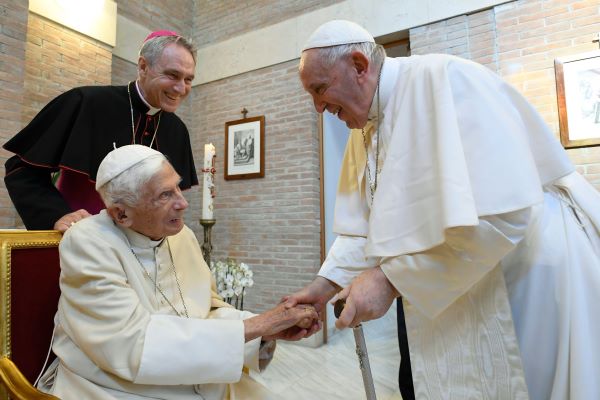 Francis asks for prayers for 'very sick' Benedict