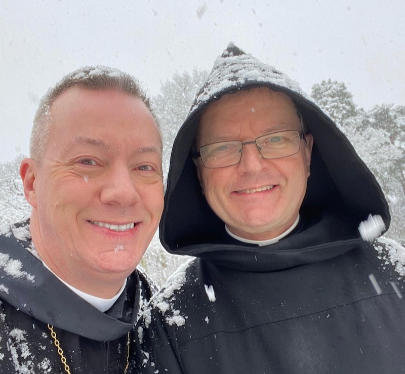In the snow, these monks offer a warm welcome