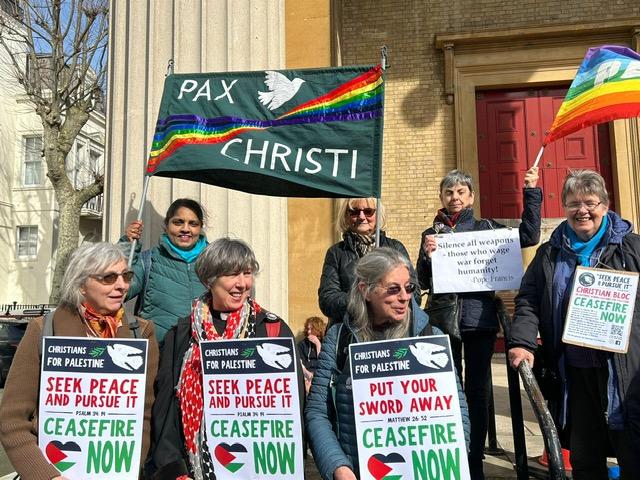 Christian activists raise voices in renewed call for peace in Gaza