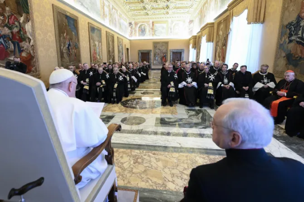 Francis meets Order of Malta for 'important page of history'