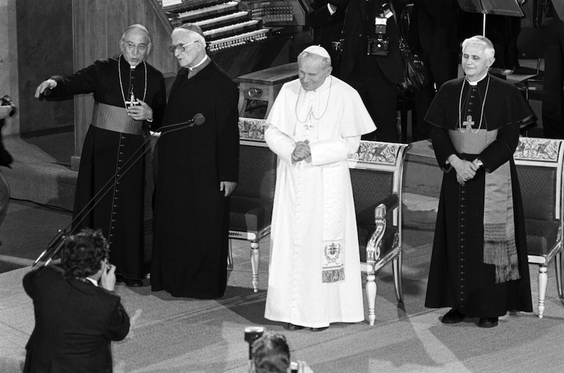 Benedict says St John Paul's life was marked by mercy