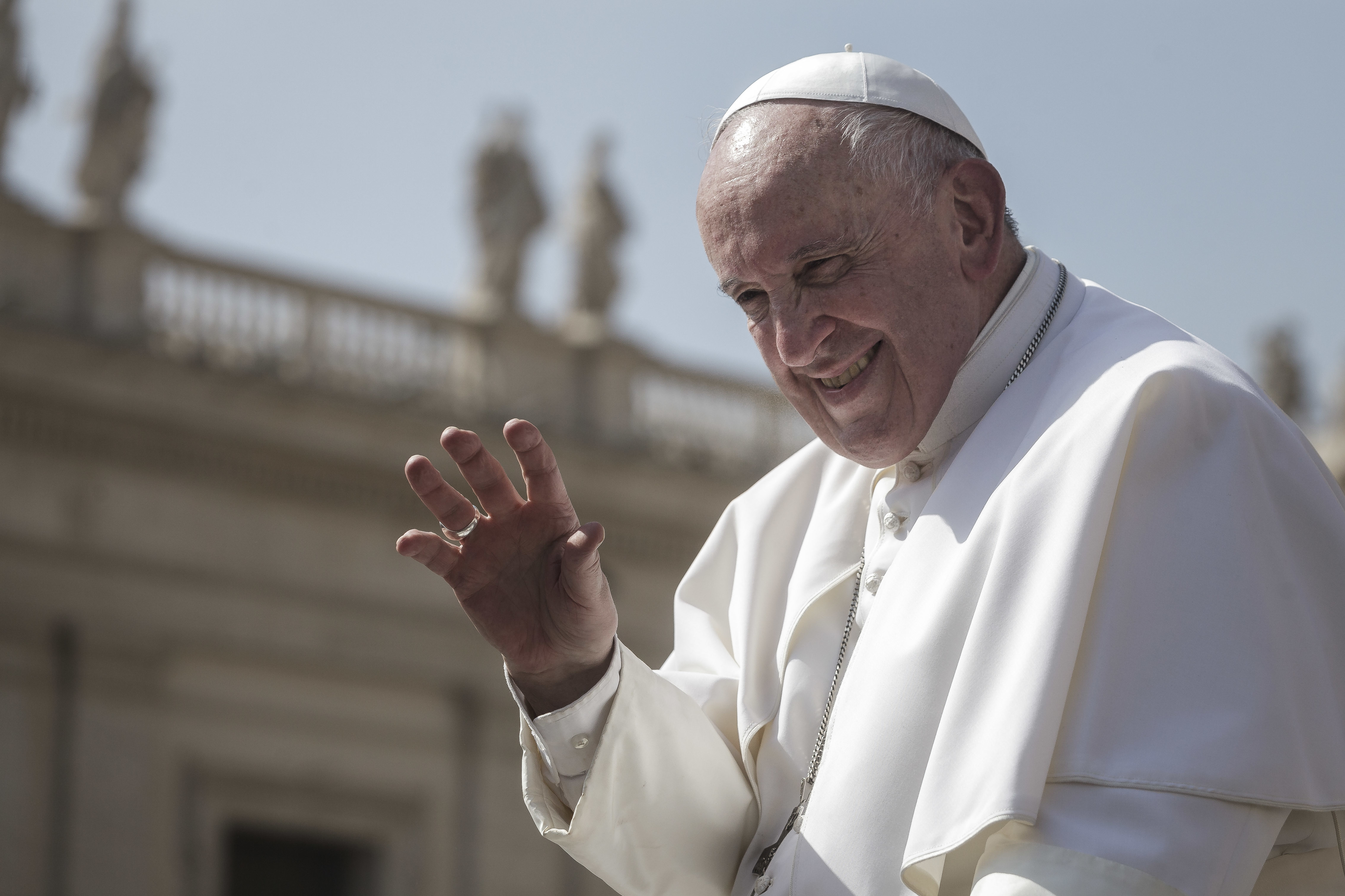 Love people, use things, urges Pope
