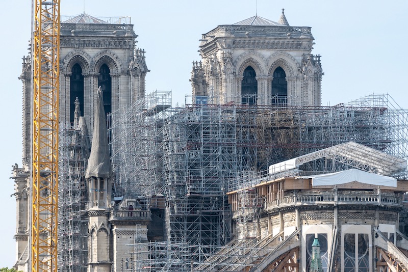 Notre Dame rebuild resumes today