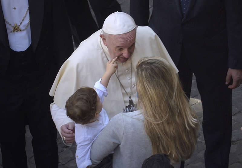 Gay children are 'children of God', Pope tells parents