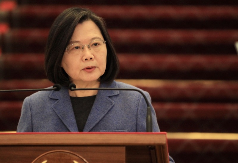 Taiwan president complains to Pope about China