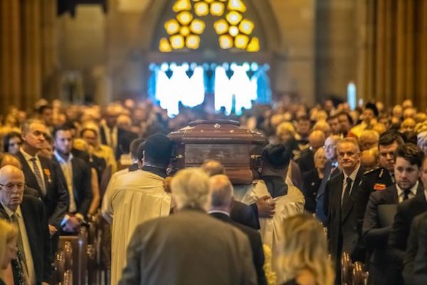 Pell buried amid tributes and protest in Sydney