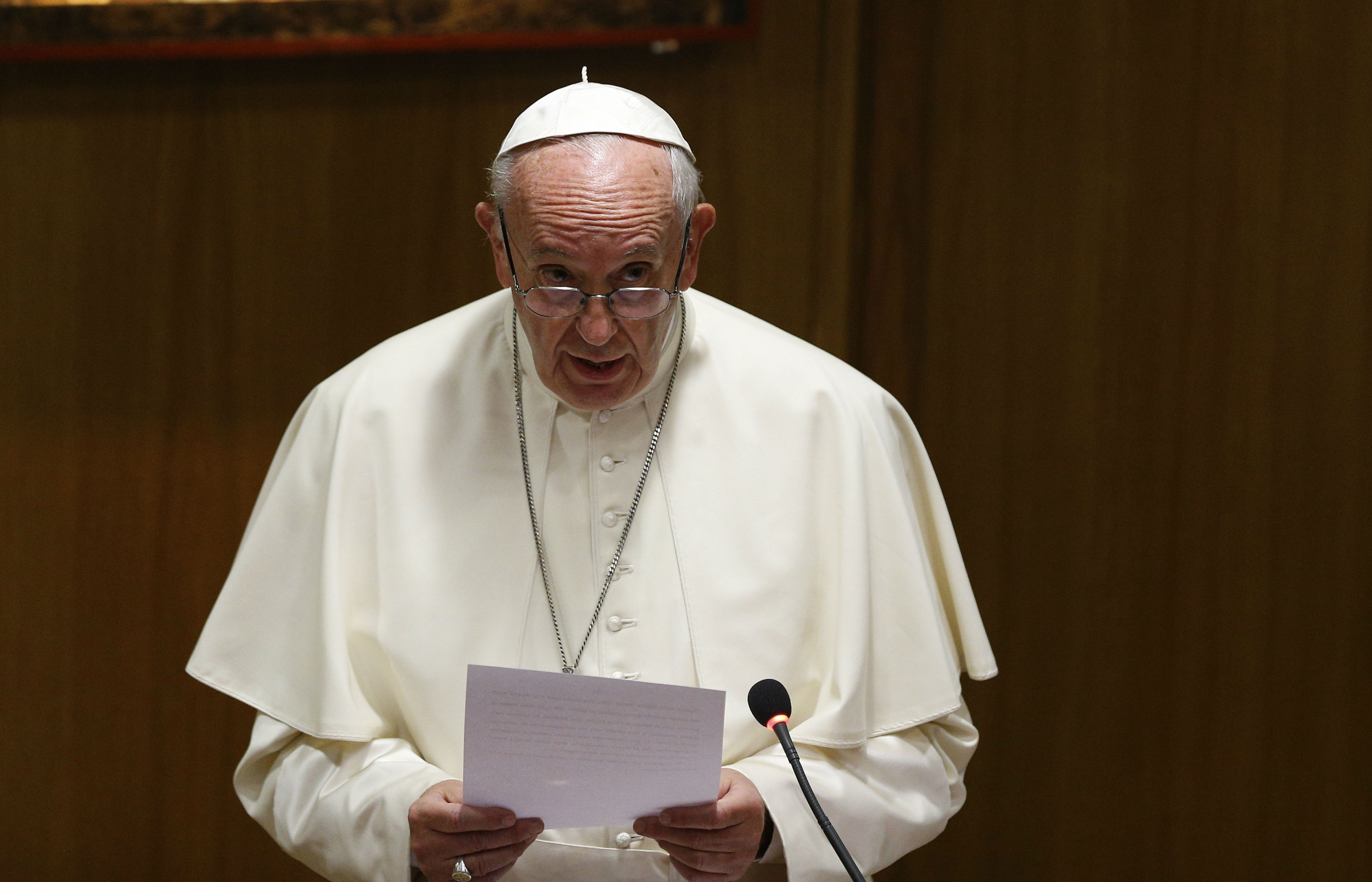 Change Catholic teaching to make death penalty 'inadmissible', says Pope