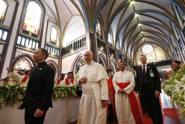 'Make a ruckus', Pope urges Myanmar youth
