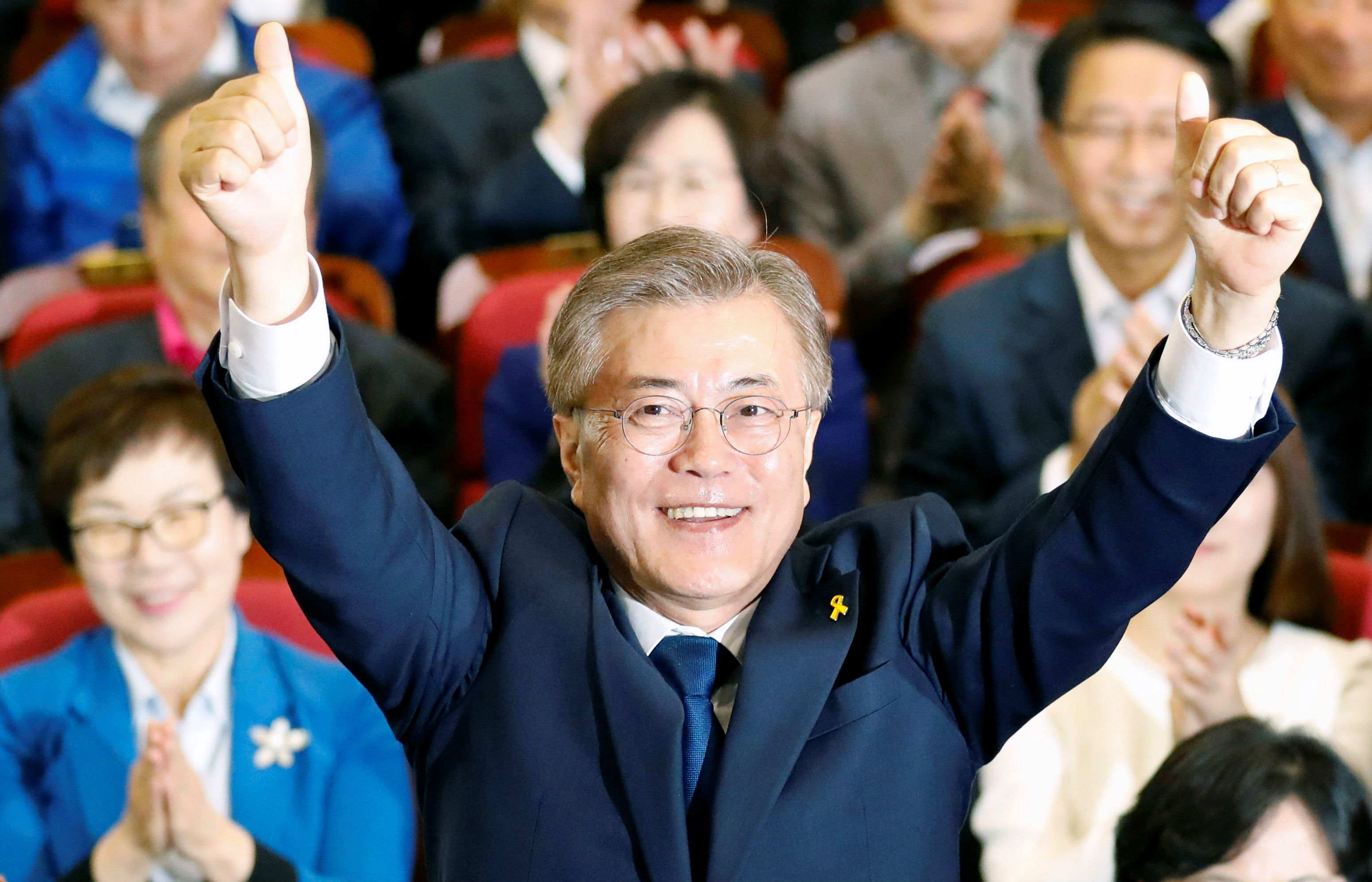 South Korean Catholics hope Catholic president-elect can unify nation