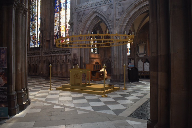 St Chad 'returns' to Lichfield cathedral