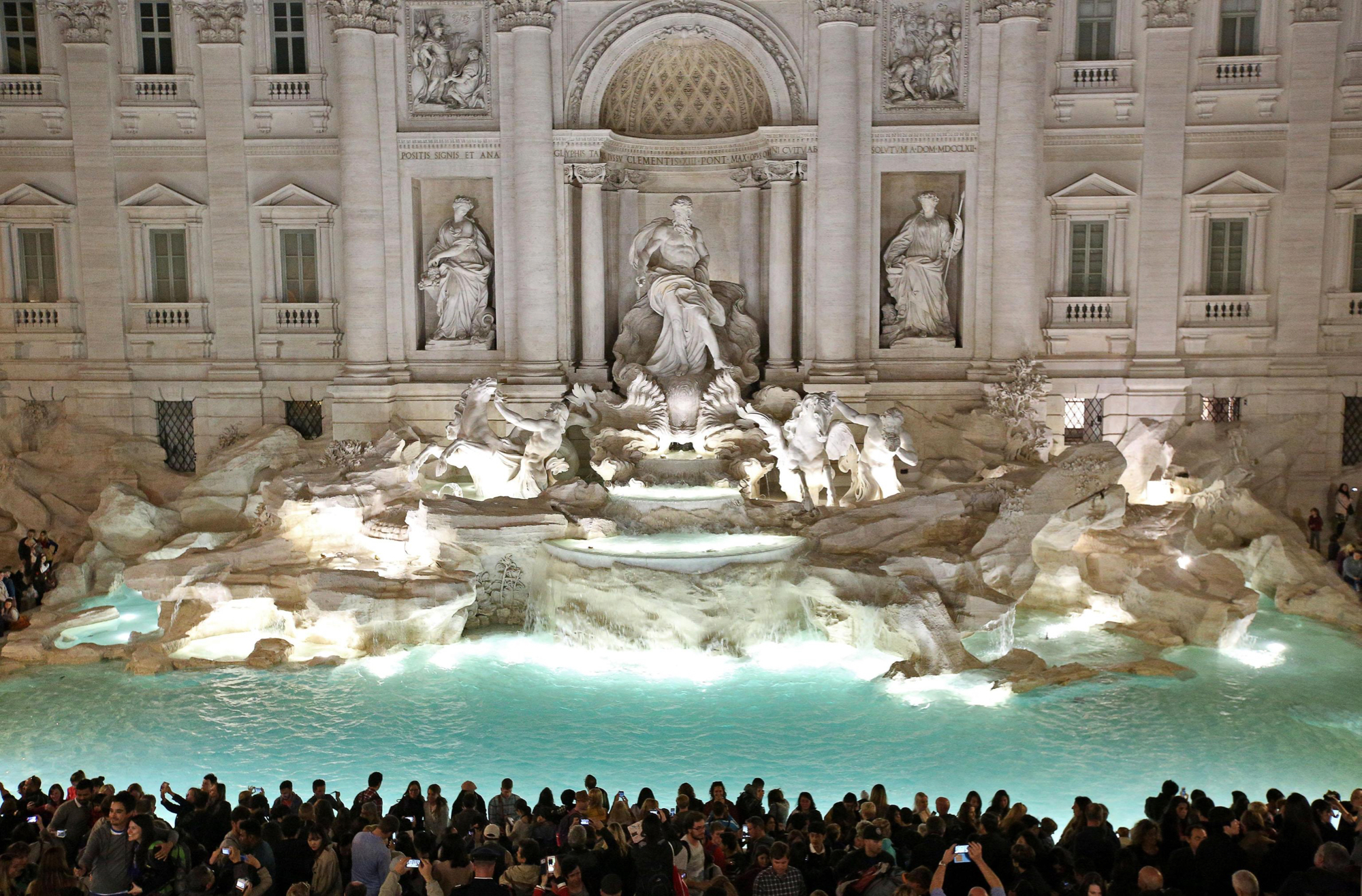 Trevi Fountain coins to continue bringing fortune to Rome's needy