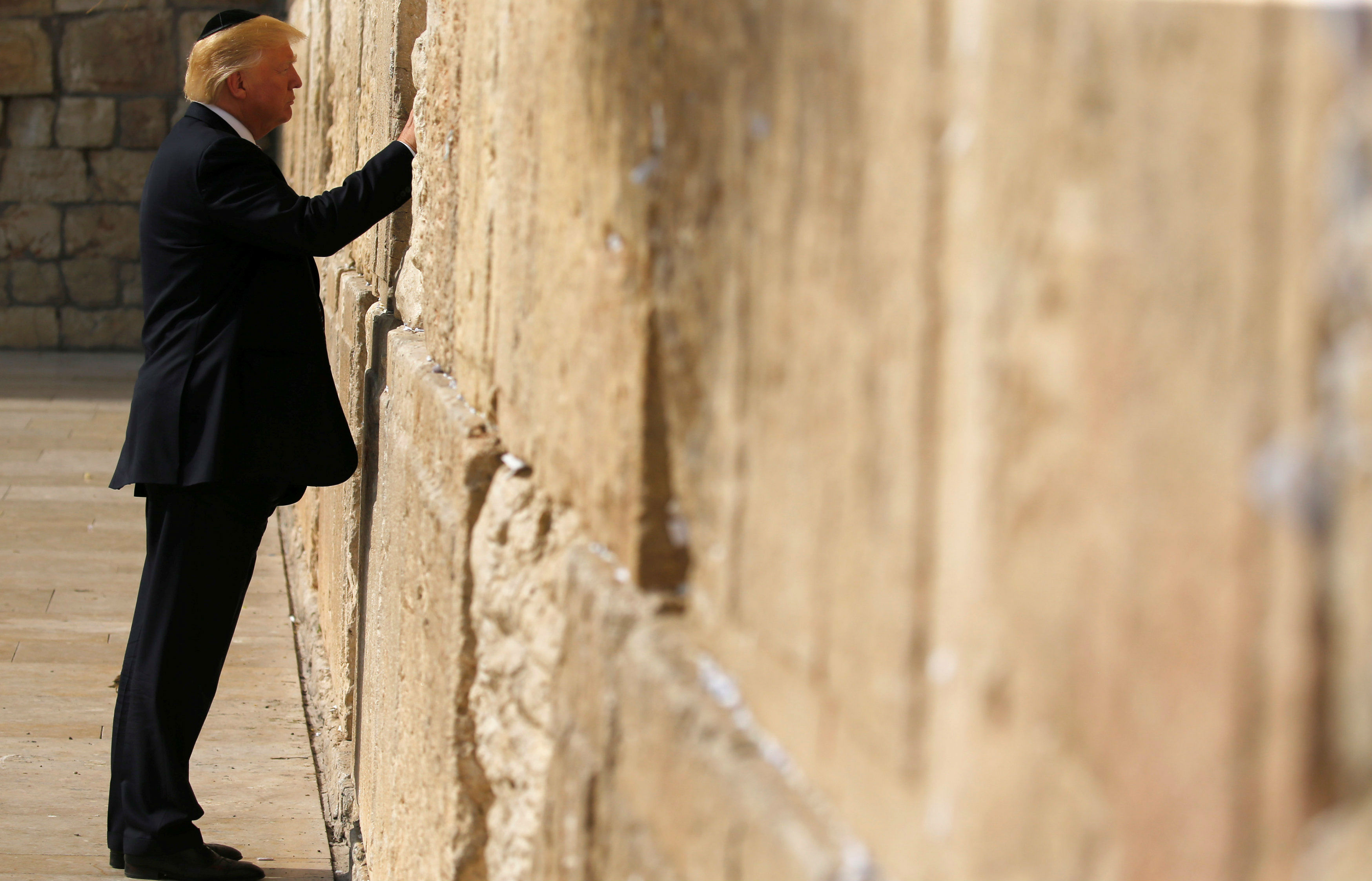 Trump first sitting president to visit Jersualem's Western Wall 