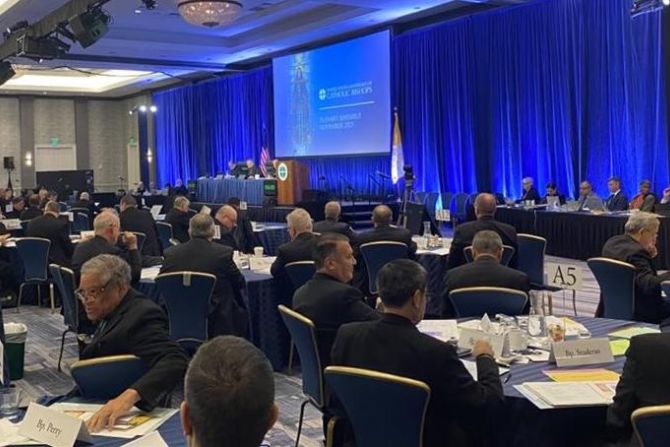 Ousted Strickland overshadows US bishops’ plenary