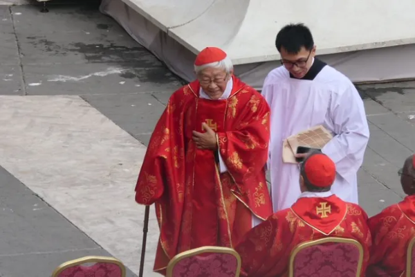 Cardinal Zen hospitalised after return from Rome