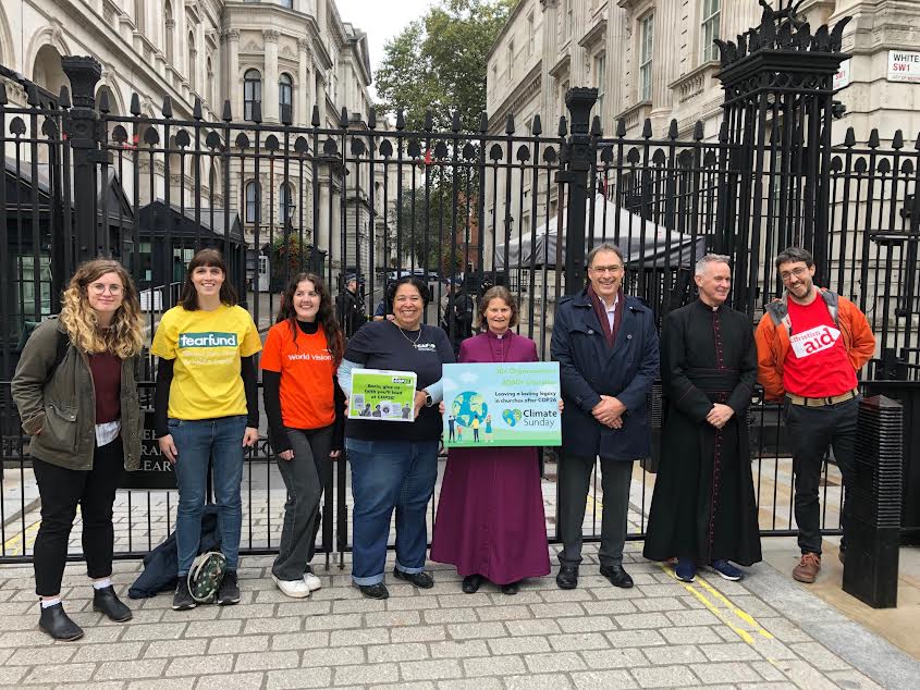 Faiths present COP26 petition to Downing Street