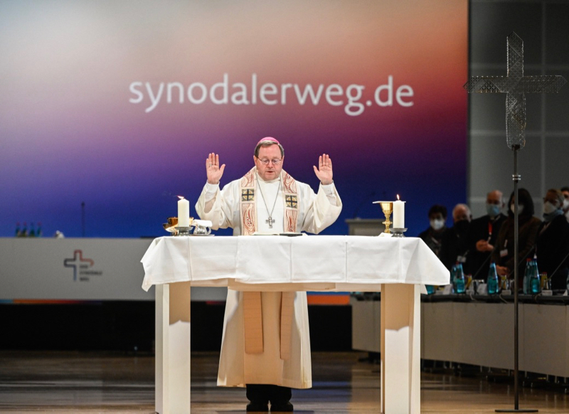 German bishop brings synodal demands to Pope