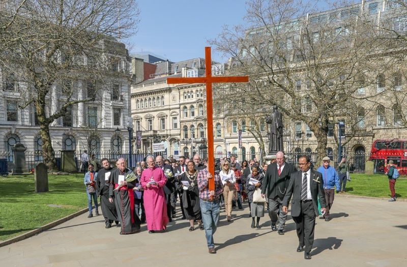 Christian leaders staged virtual Good Friday blessing
