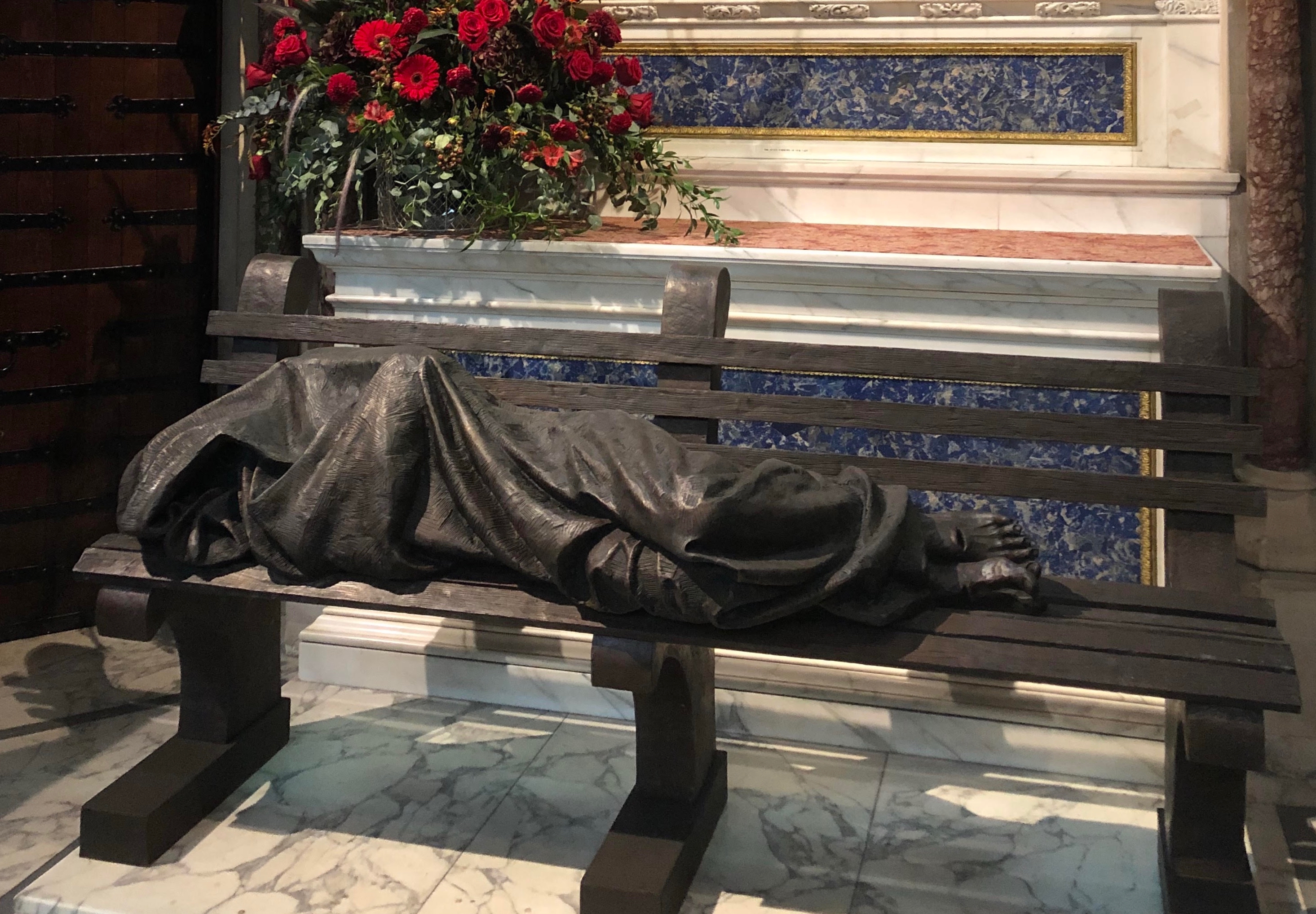 Homeless Jesus finds place to lay his head in London