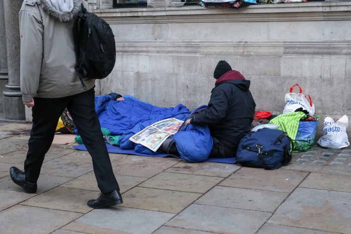Charities welcome fall in rough sleepers
