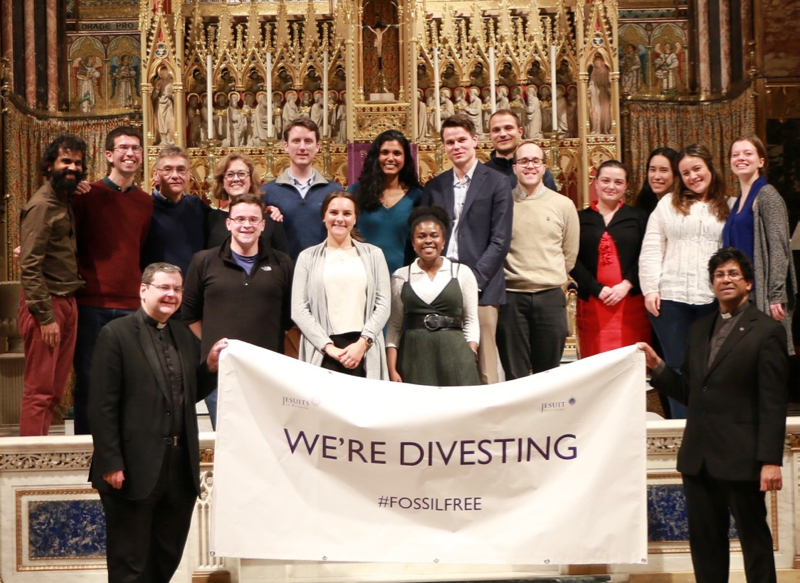 Jesuits divest from fossil fuel companies