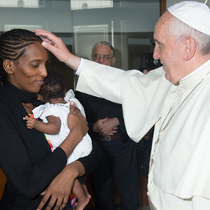 Sudanese Christian saved from death row meets Pope