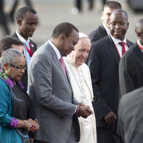 Pope in Africa: Violence and terrorism fed by poverty and despair, Francis says as he arrives in Kenya