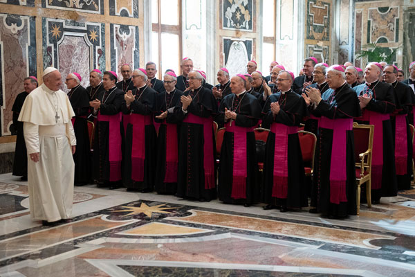Francis urges loyalty from nuncios: you can’t be a diplomat and attack the Pope