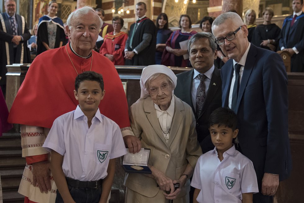 Irish nun awarded medal in recognition of work teaching in Pakistan 