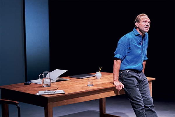 Ralph Fiennes is a joy to watch in David Hare's Beat the Devil at the Bridge Theatre