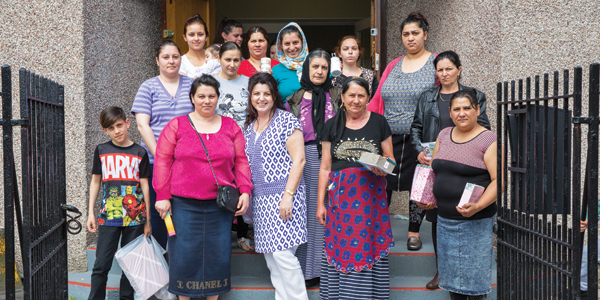 Small steps that produce giant leaps for the Roma: charity in action in Glasgow