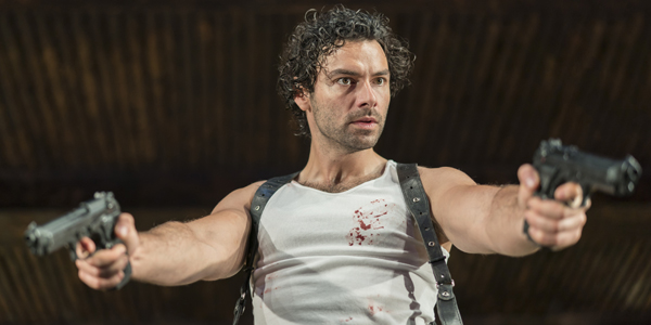 Poldark star Aidan Turner makes British stage debut in comedy of the Troubles