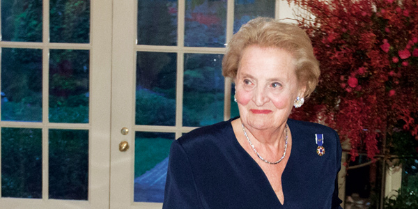 Time to take fright: Madeleine Albright warns of democracy under threat